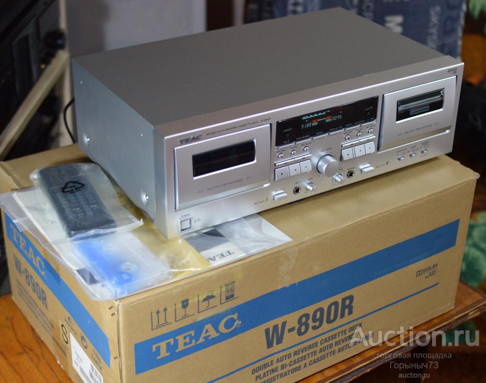 TEAC W-890R двухкассетная дека из Японии