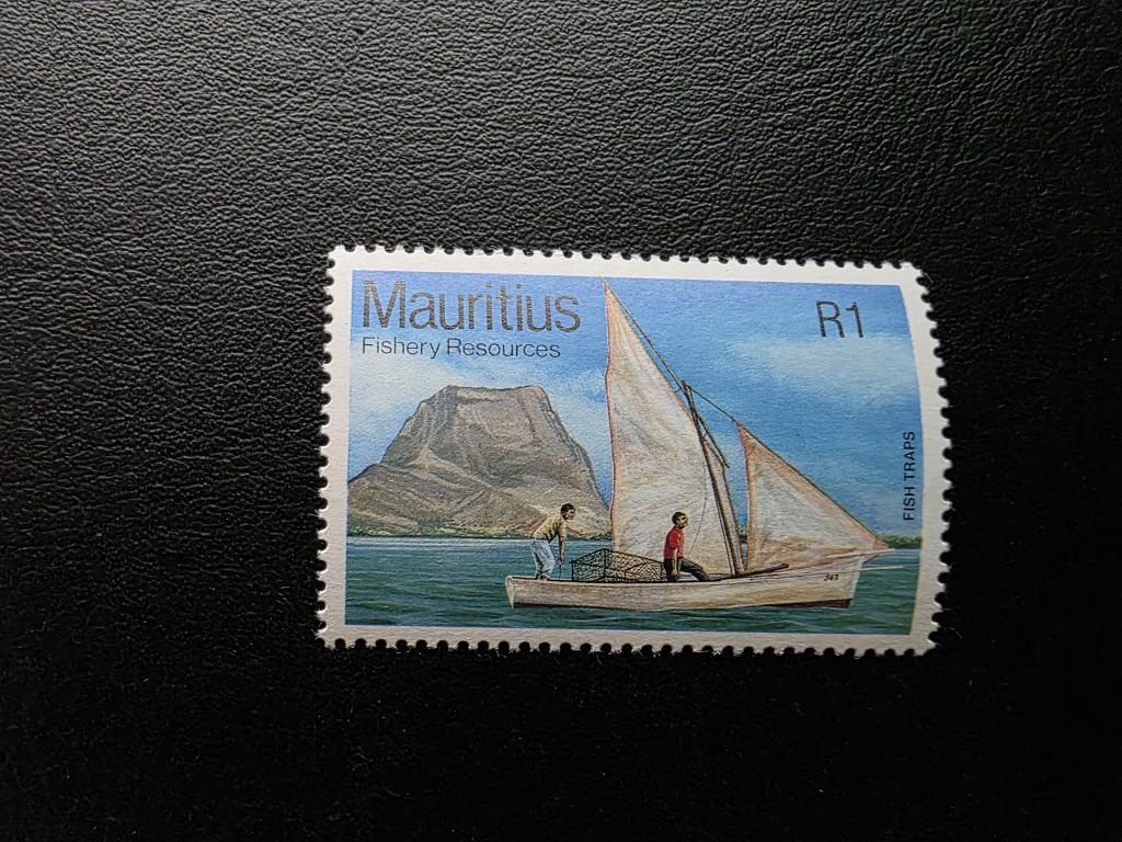Маврикий. Фауна Рыбы Рыбалка 1983 **