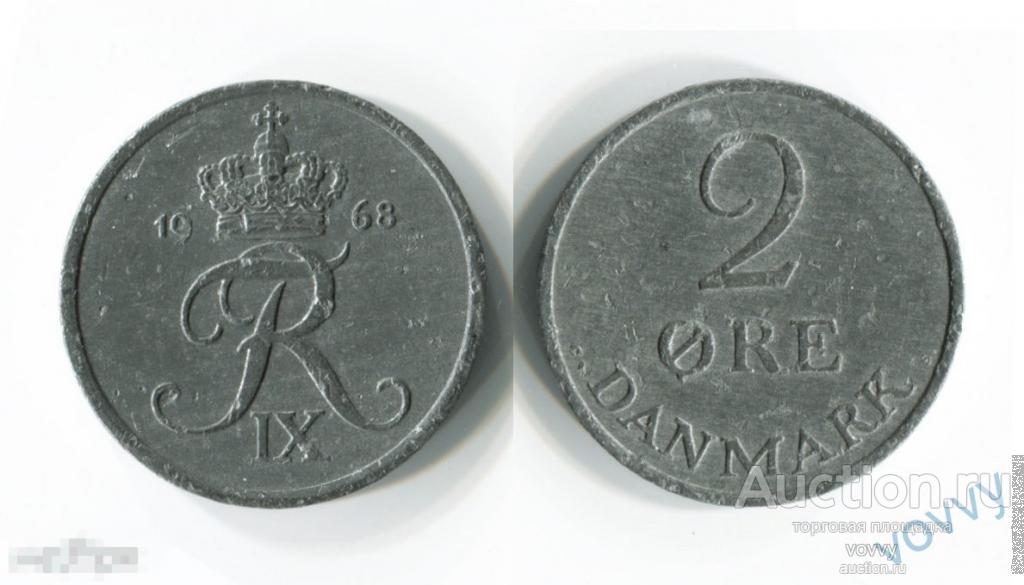 Дания 2 эре 1968 F064