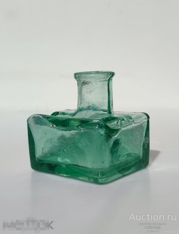 227 Старое стекло Кёнигсберга Чернильница 20-30-е годы Германия