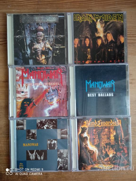 CD IRON MAIDEN, MANOWAR, RAGE, РАЗНЫЕ.