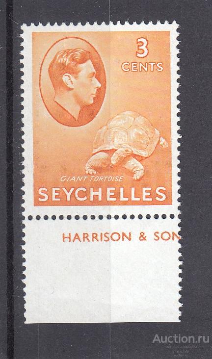 SEYCHELLES СЕЙШЕЛЬСКИЕ ОСТРОВА   Фауна Черепаха  № 123  1941  Сост** MNH