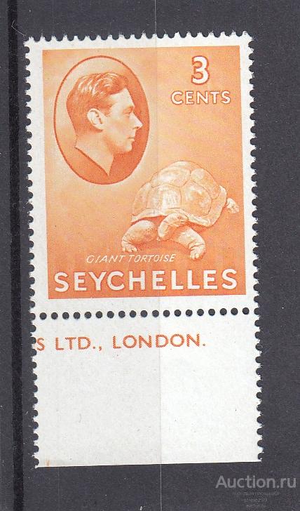 SEYCHELLES СЕЙШЕЛЬСКИЕ ОСТРОВА   Фауна Черепаха  № 123  1941  Сост** MNH