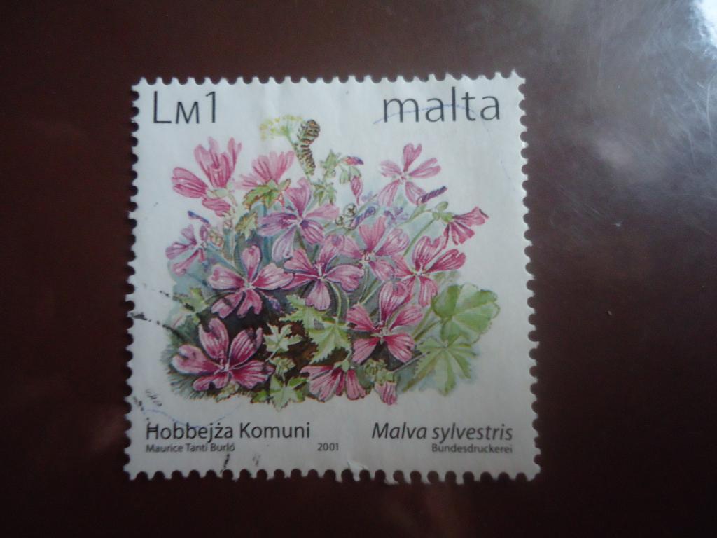 2001 г.  Мальта  гаш. без клея.