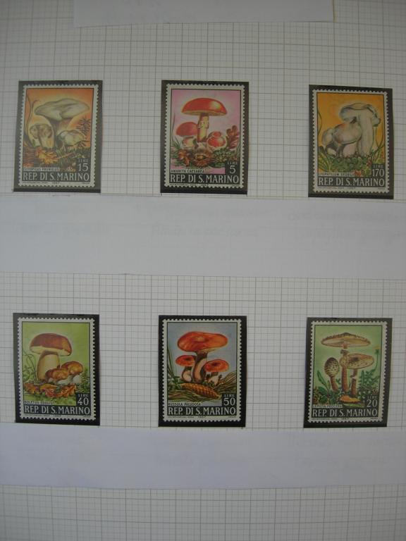 Сан-Марино 1967 грибы   MNH