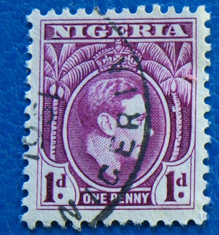 Британская Нигерия Зуб 11,5х11,5 1950