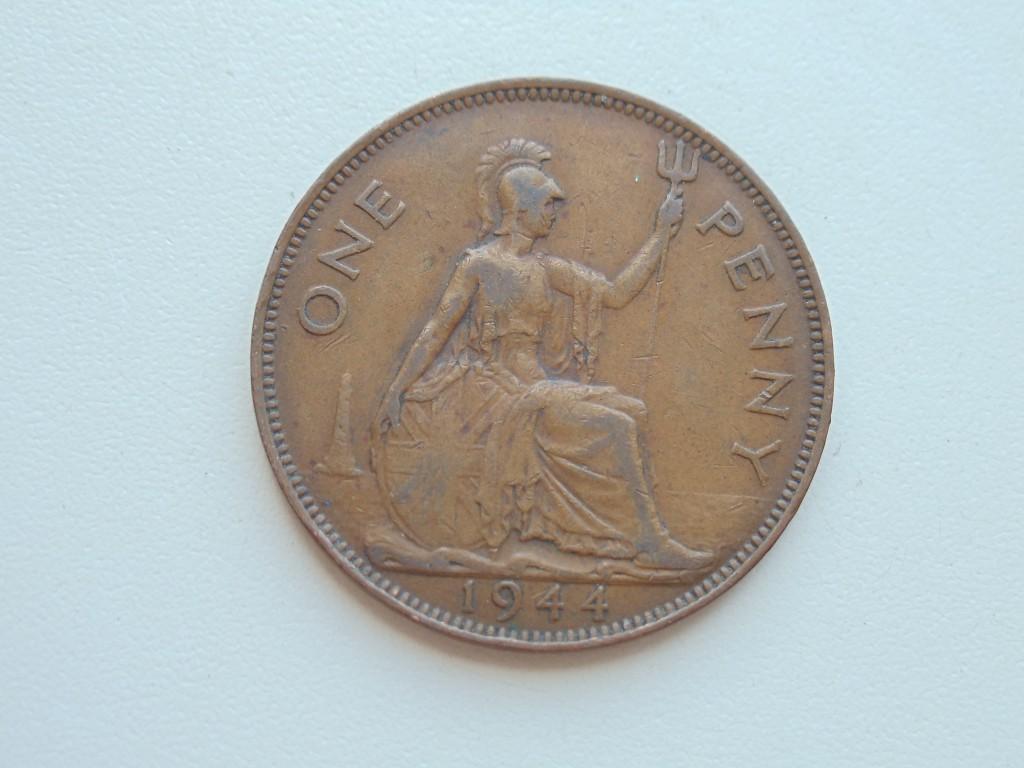 Великобритания 1 пенни 1944г