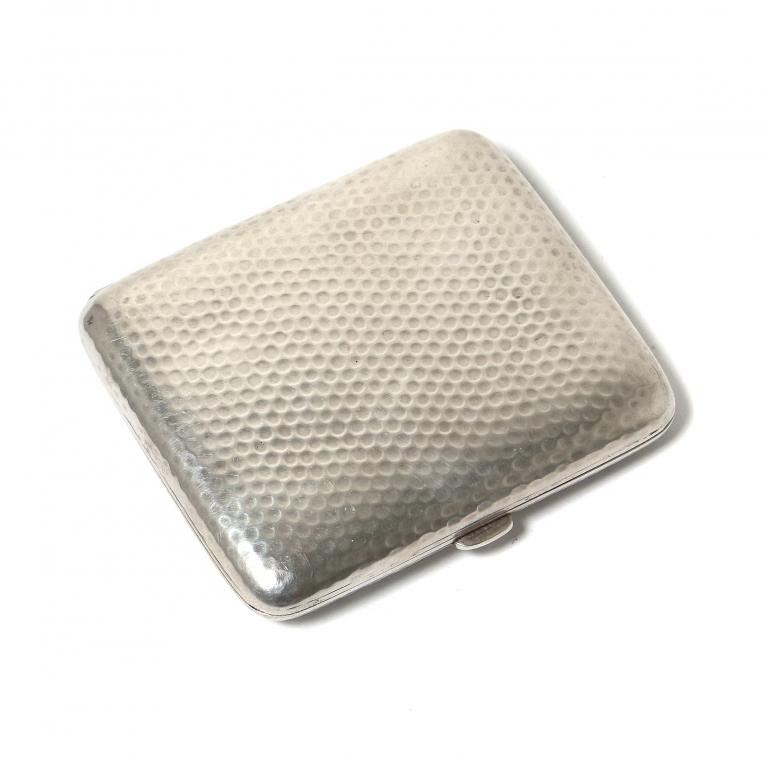 Серебряный портсигар.  Германия, начало 20 века.