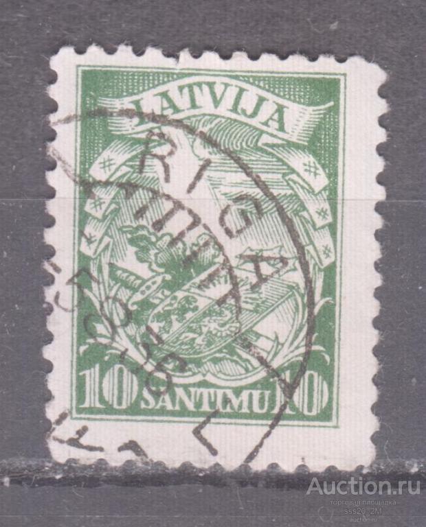 Латвия 1934 новая конституция герб и меч Mi234