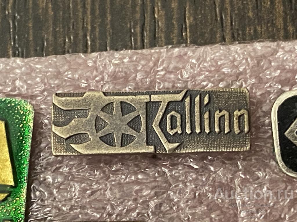 Знак Значок Прибалтика. Таллин TALLINN Таллинн.  ФЛЮГЕР. ФЛАГ. ЗНАМЯ. ТЯЖЕЛЫЙ РЕДЧАЙШИЙ