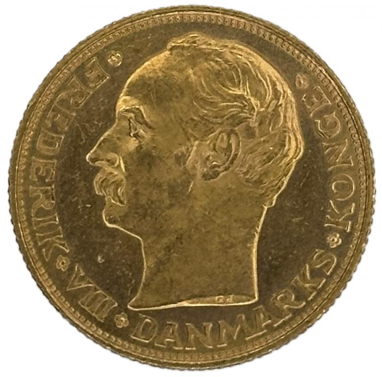 Дания 20 крон 1909 год VBP UNC KM#810