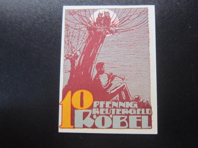 ГЕРМАНИЯ НОТГЕЛЬД  10  ПФЕННИГОВ  ROBEL
