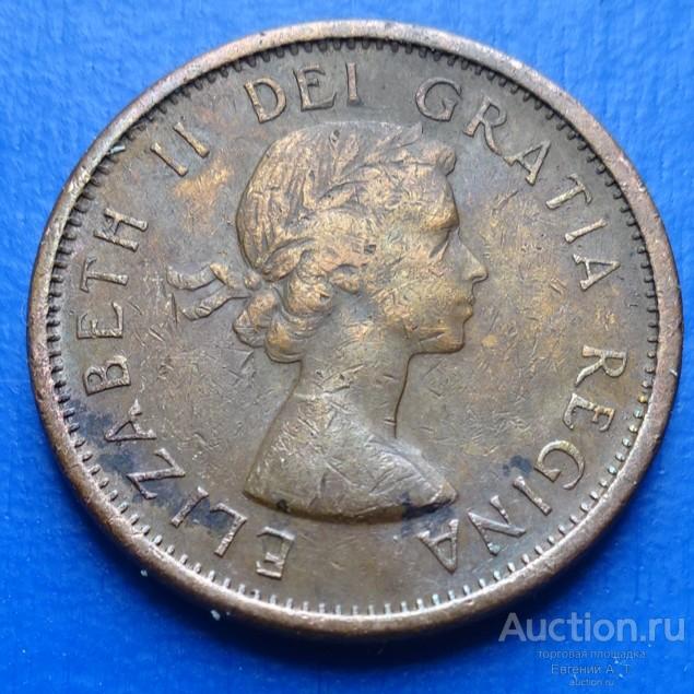 Канада. 1963. 1 цент. VF. Oч-10-19.