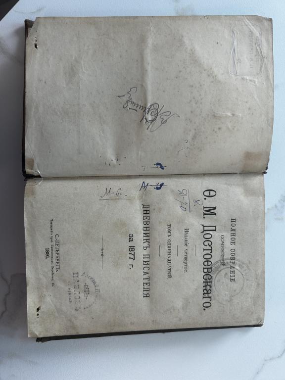 Дневник писателя О.М Достоевского