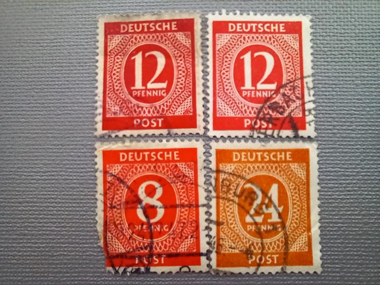 МАРКА. ГЕРМАНИЯ. ОККУПАЦИЯ СОЮЗНИКОВ. на выбор.