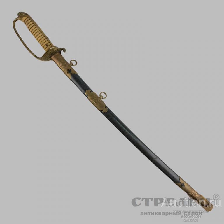 Меч Кю-гунто японский морской, образца 1883 года с моном