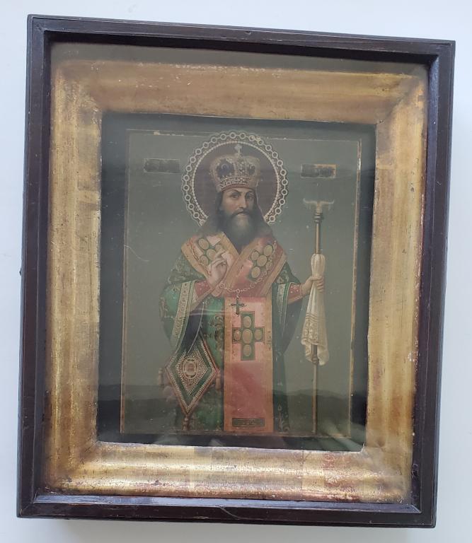 Икона Чудотворец Феодосий Черниговский, жако