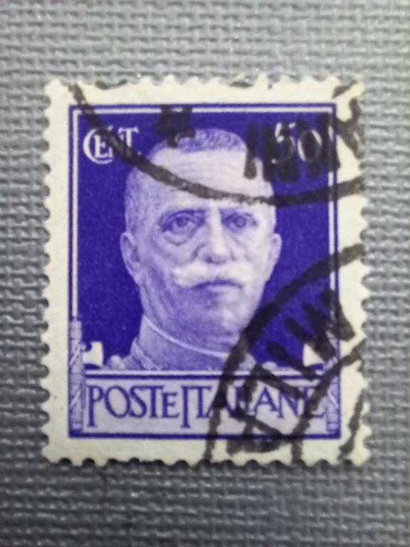 МАРКА. ИТАЛИЯ. ВИКТОР ЭММАНУИЛ 3. 1929.