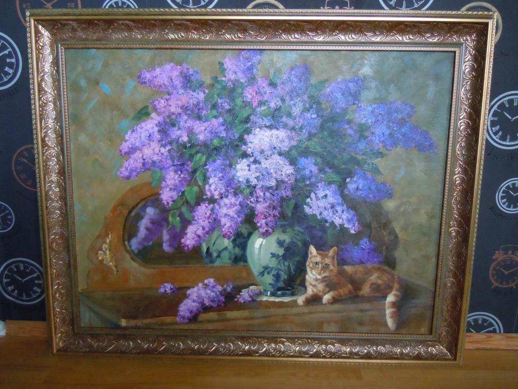 Картина "Сирень" Сергей Коняхин , холст, масло
