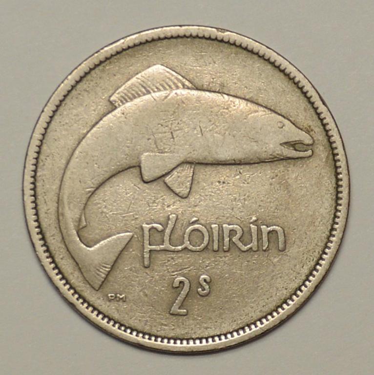 Ирландия 1 флорин (2 шиллинга) 1954 (С13)