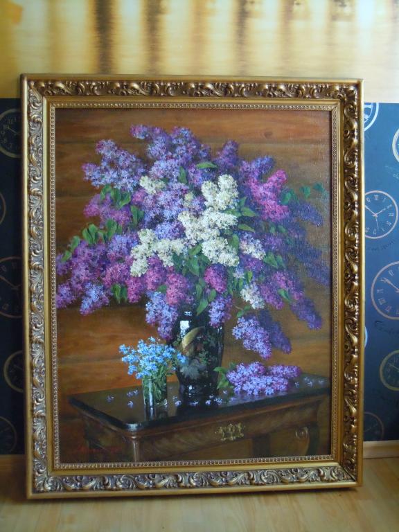 Картина "Сирень" Сергей Коняхин , холст, масло