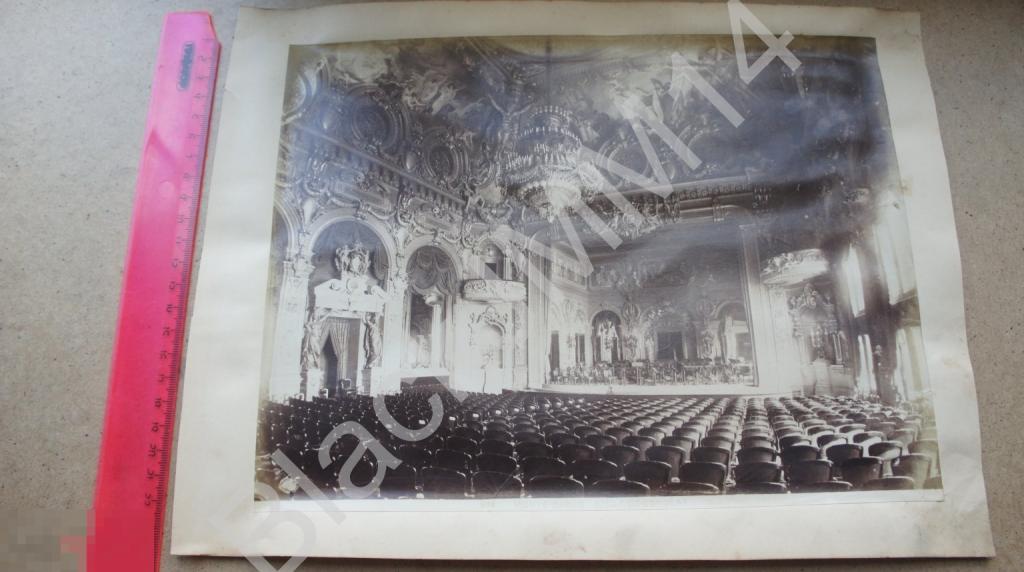 До 1900 г. Фотография Фото Монте-Карло Концертный зал Сцена