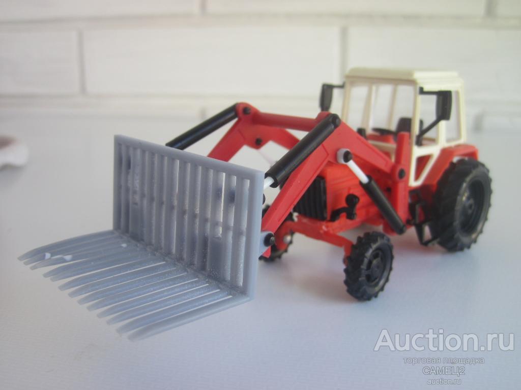 трактор, пластик, МТЗ-82 стогометатель, полимерная смола, 3D печать, новые.