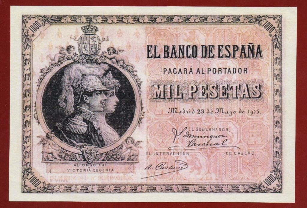 Испания 1915 г. 1000 песет копия