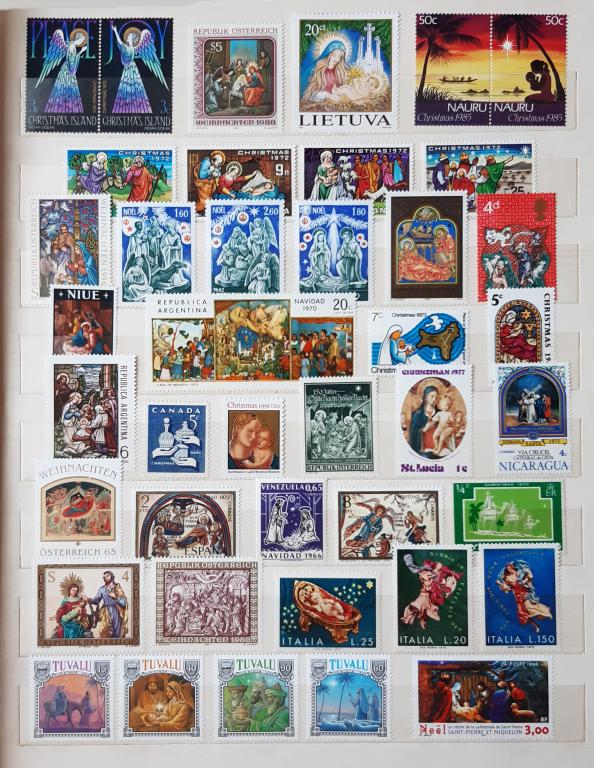 Остров Рождества 1972. Тувалу. Набор марок (44 шт.) Рождество.  MNH**