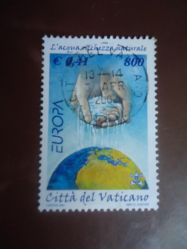 2001 г.  Ватикан  гаш. без клея.