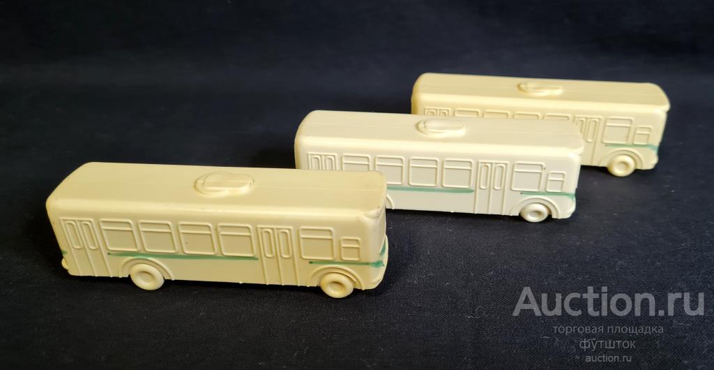 АВТОБУС ЗИС ИГРУШКА ДЕТСКАЯ КОЛКИЙ ПЛАСТИК СССР ////// 58.19