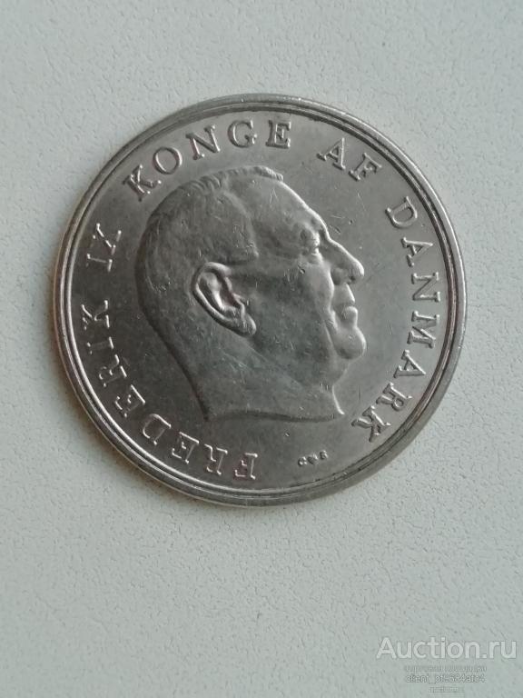 5 крон 1967 Дания