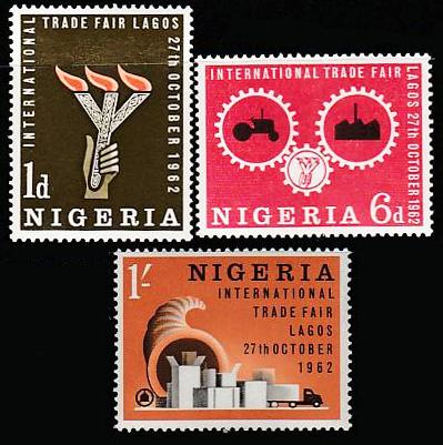 Нигерия 1962. Промышленность. Факел. Трактор. MNH**