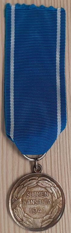 Финляндия. Медаль Свободы 1 класса 1941 г. Оригинал
