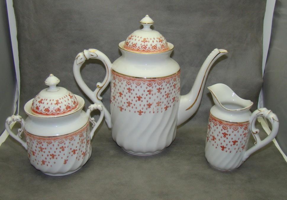 De Fuisseaux Baudour старинный набор для чая кофе (A732)