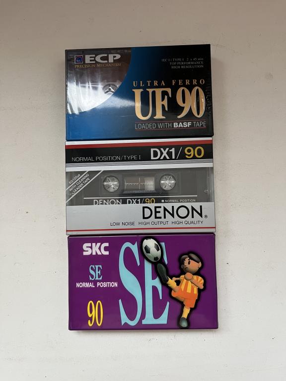 Аудиокассеты. DENON. SKC.ECP. Запечатанные.