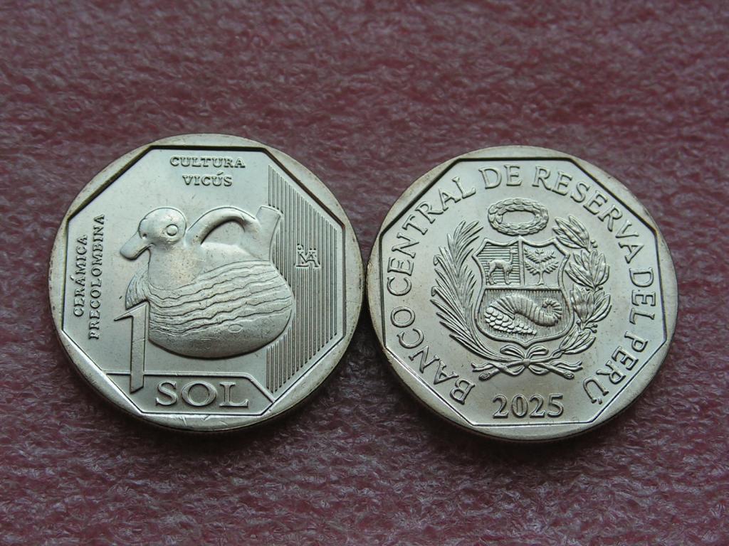 Перу 1 соль 2025 культура Викус unc