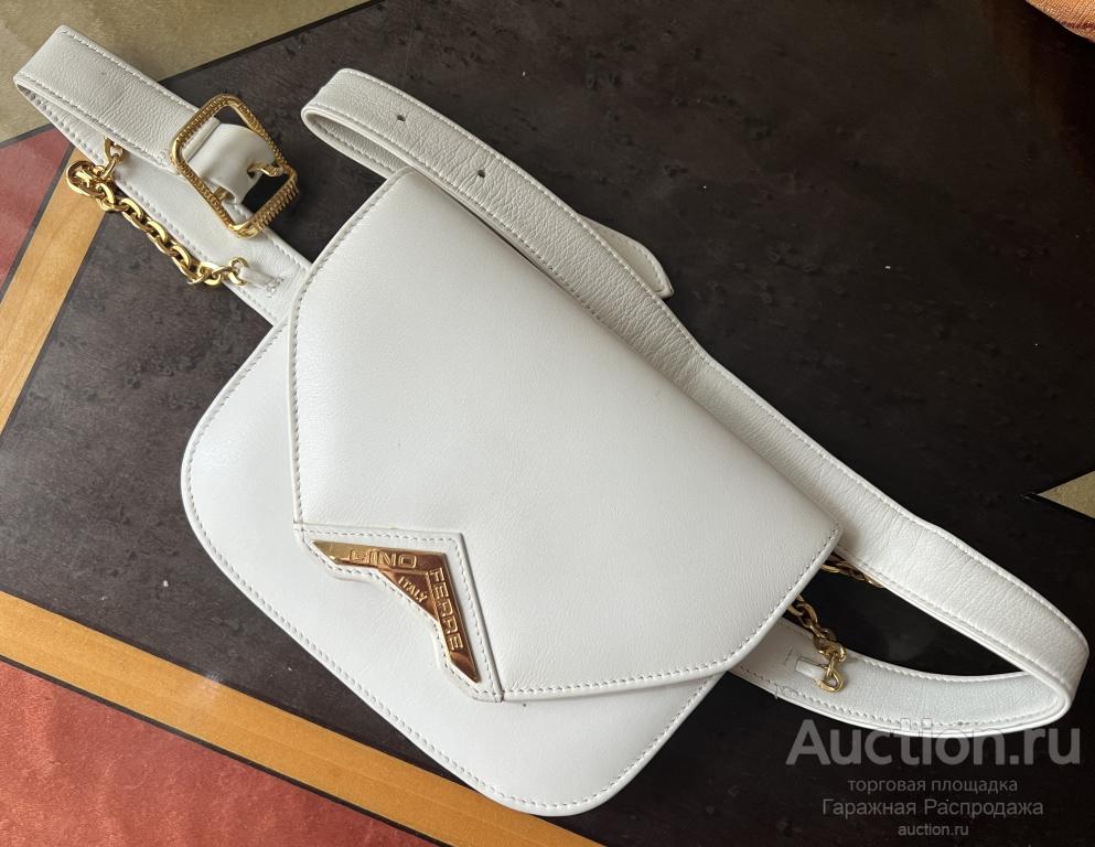 Оригинальная поясная сумка Gino Ferre из натуральной кожи