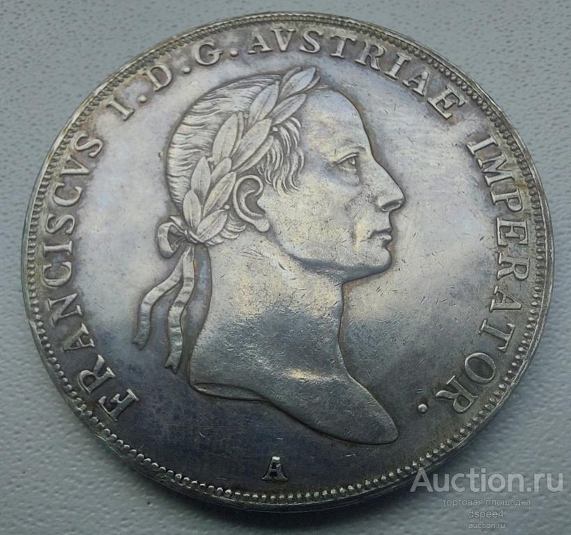 Австрия 1 талер 1835 Франц II , последний год чекана ,очень редкий R коллекция