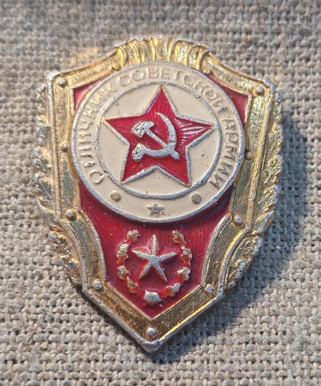 "Отличник советской армии", редкая разновидность булавки СССР.