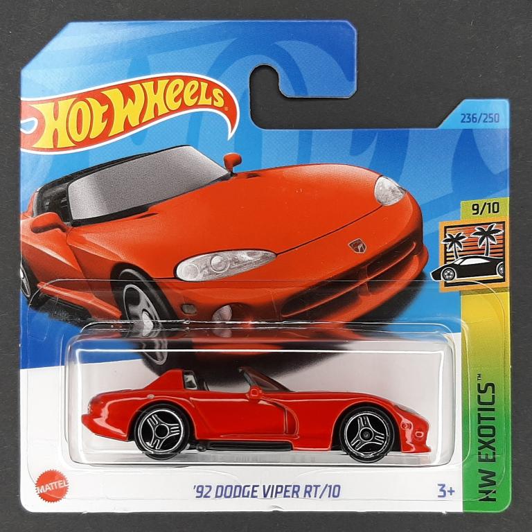 HOT WHEELS / EXOTICS / '92 DODGE VIPER RT/10 / 236/250