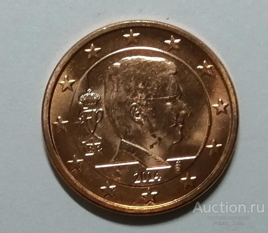 БЕЛЬГИЯ 5 евроцентов 2014 года UNC Штемпельный блеск. (90696) 1 монета