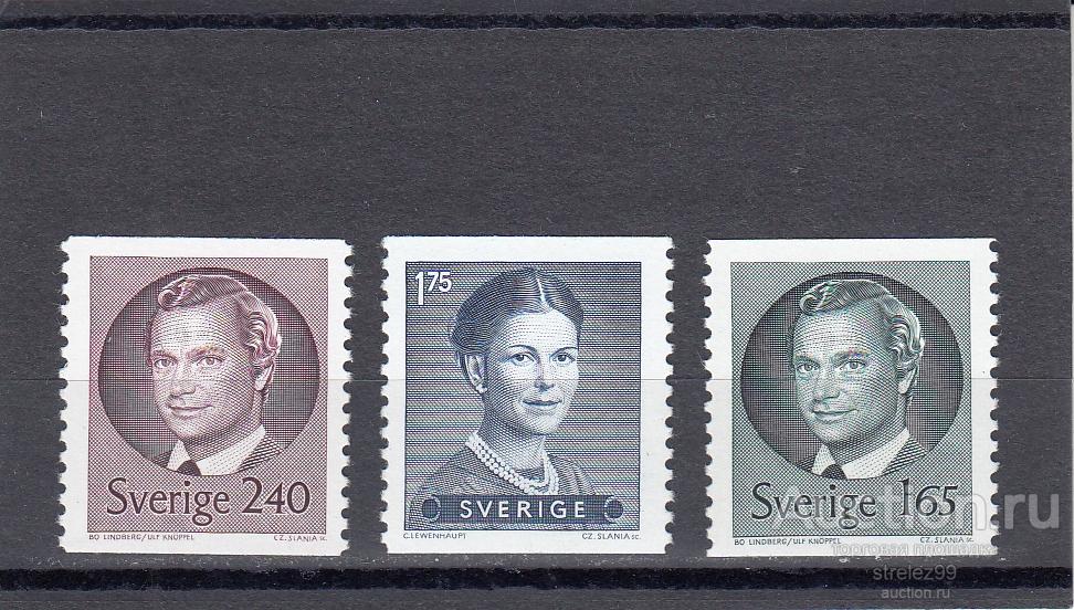 SVERIGE  ШВЕЦИЯ   Королева Серия 1981  Сост** MNH