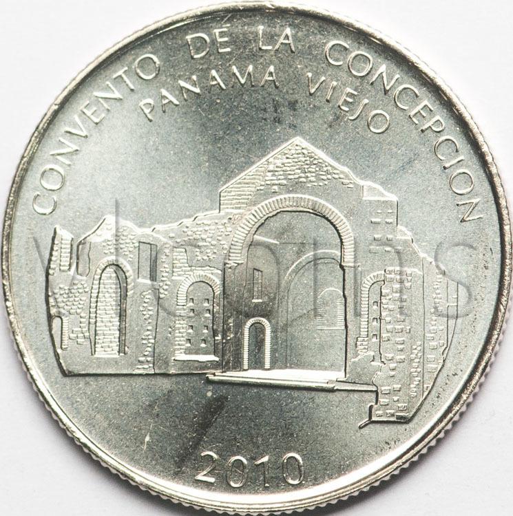 Панама 1/2 бальбоа 2010 Панама Вьехо Монастырь Зачатия UNC 62061