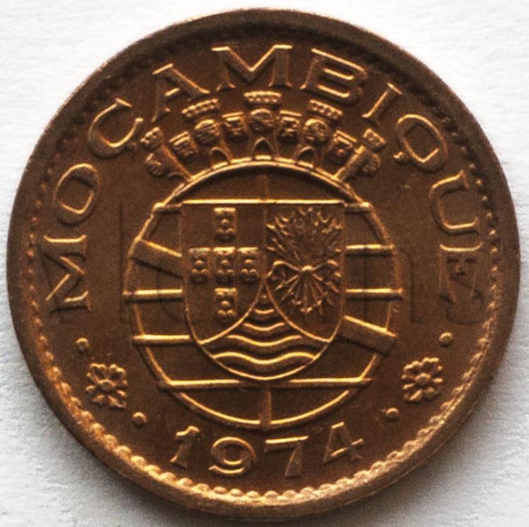 Португальский Мозамбик 20 сентаво 1973 1974 UNC 46051