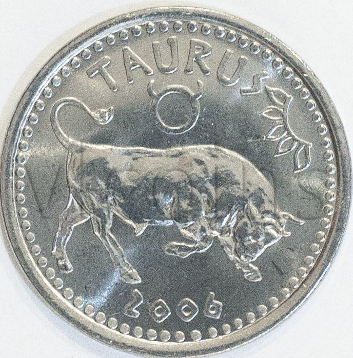 Сомалиленд 10 шиллингов 2006 Знаки Зодиака Телец UNC 93161