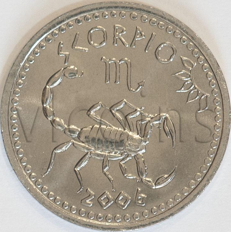 Сомалиленд 10 шиллингов 2006 Знаки Зодиака Скорпион UNC 93221