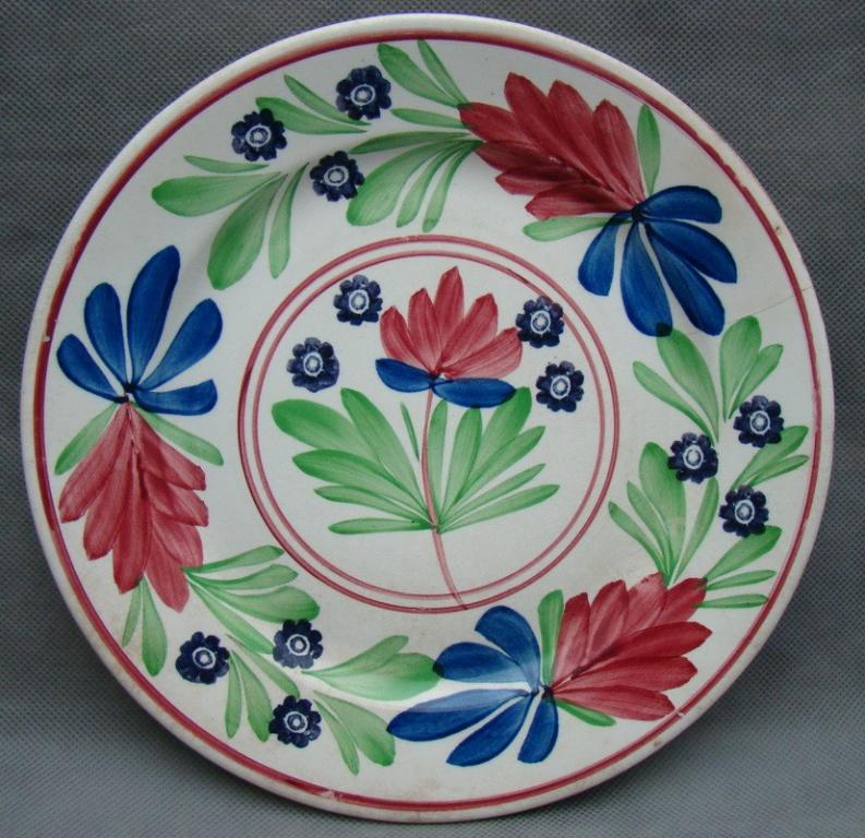 Mouzin Lecat & Cie Nimy Тарелка старинная (A753)