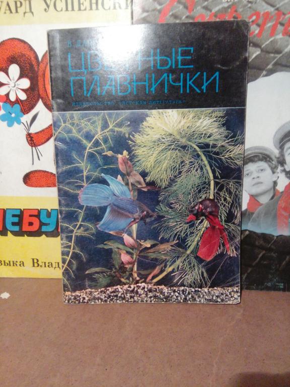 Книга.В.Дацкевич.Цветные плавнички.Москва.1972г.СССР