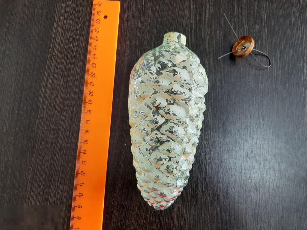 Елочная игрушка Шишка большая (73)